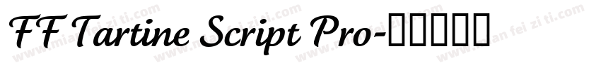 FF Tartine Script Pro字体转换